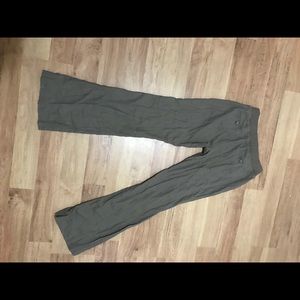 Tan linen pants